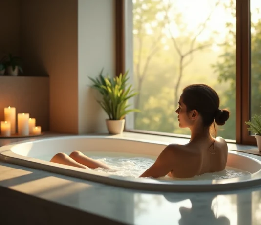 Découvrez les bienfaits thérapeutiques d’une baignoire d’angle