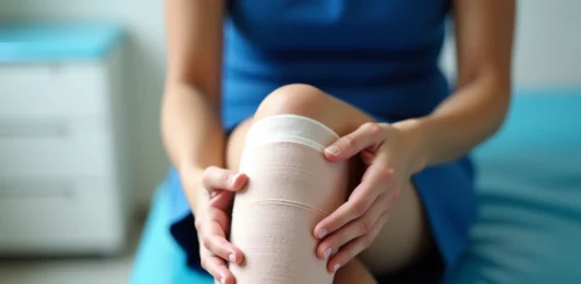 Bandage compressif : efficacité et techniques de pose