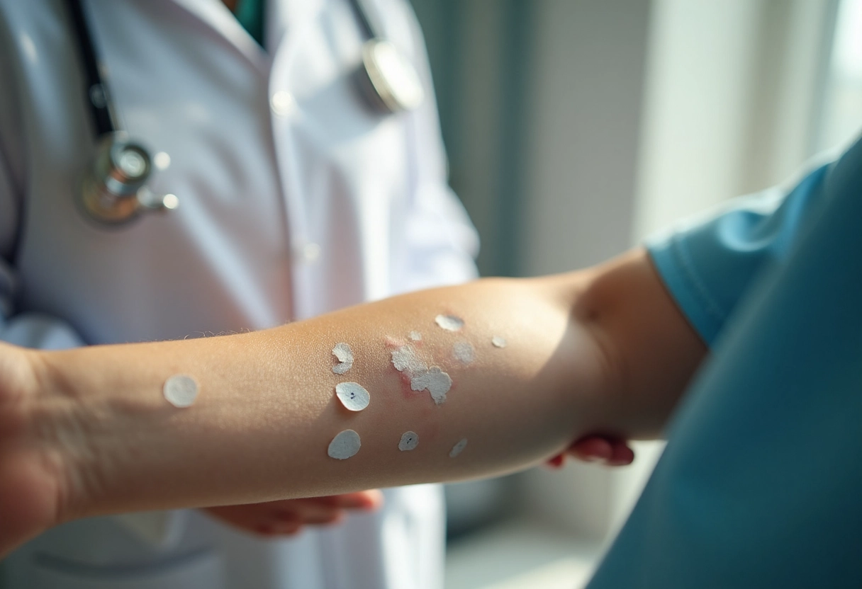 peau inflammée